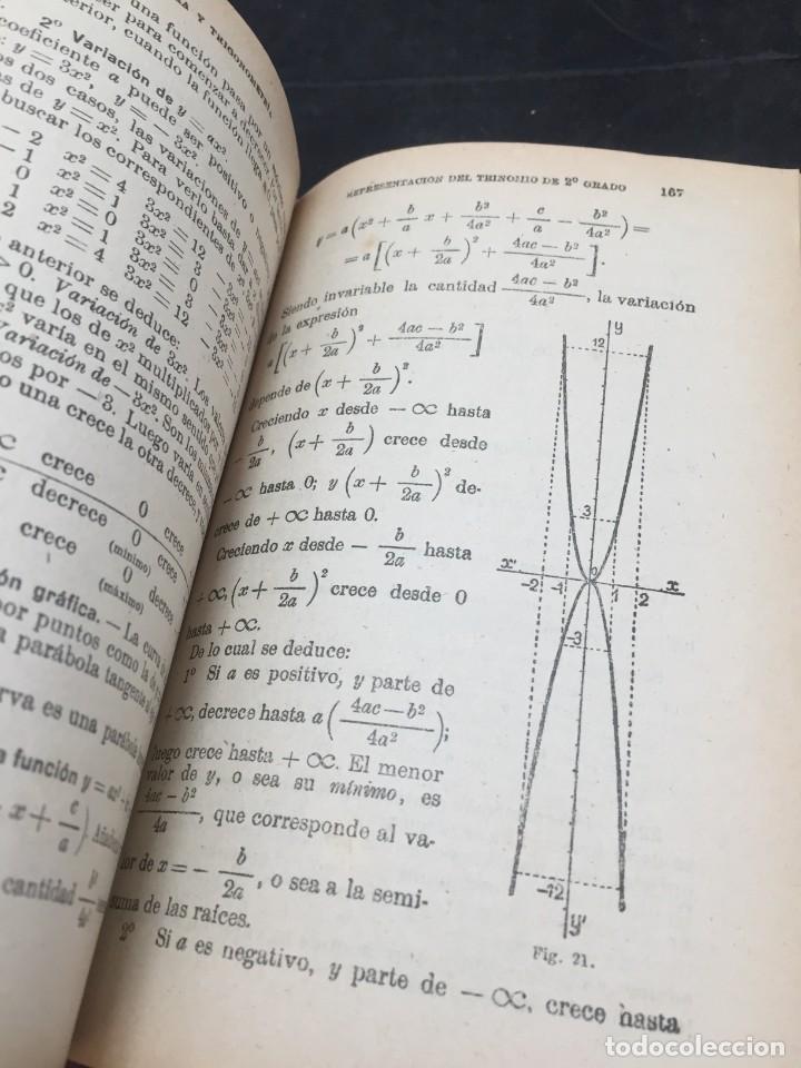 Libros de segunda mano: Algebra y Trigonometr&iacute;a. Ediciones Bru&ntilde;o. 1943 - Foto 5