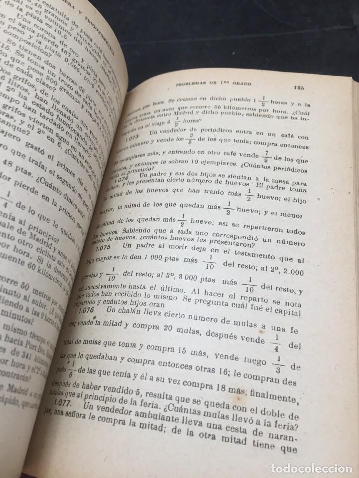 Libros de segunda mano: Algebra y Trigonometr&iacute;a. Ediciones Bru&ntilde;o. 1943 - Foto 6