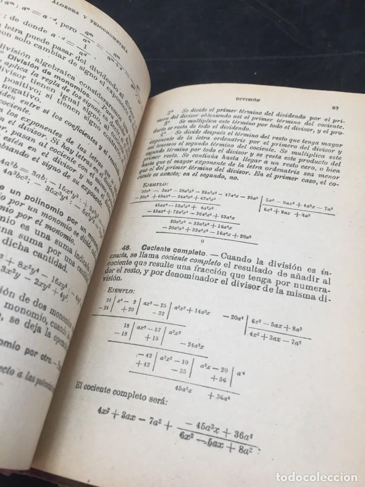 Libros de segunda mano: Algebra y Trigonometr&iacute;a. Ediciones Bru&ntilde;o. 1943 - Foto 8