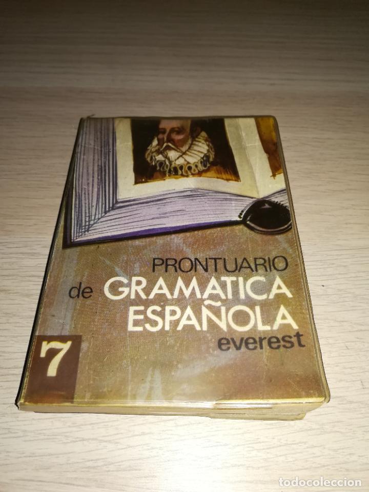 Libros de segunda mano: Prontuario de gramatica espa&ntilde;ola everest - Foto 1