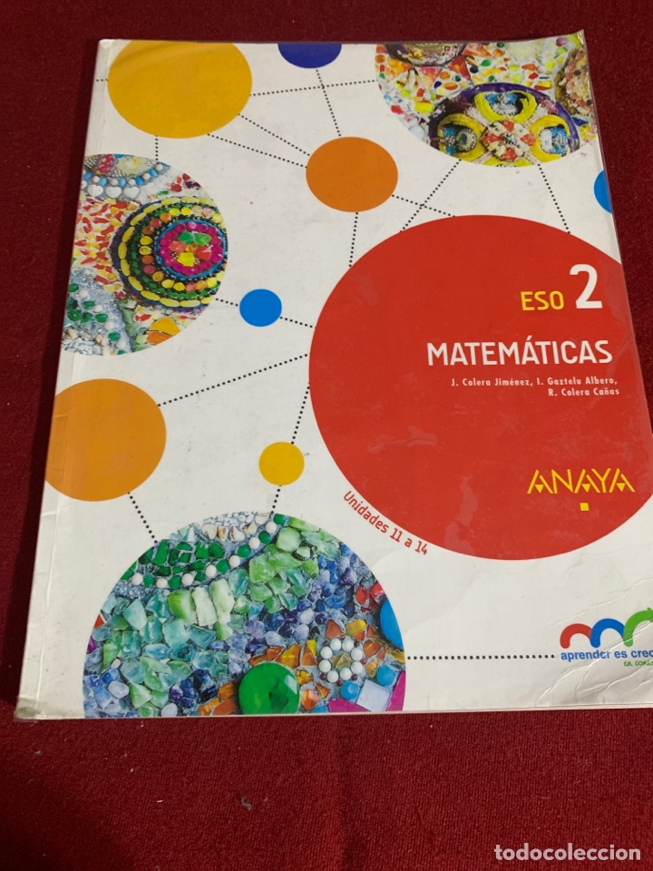 Libros de segunda mano: Matem&aacute;ticas 2&ordm; ESO. III tomos. Anaya. AA.VV. - Foto 5
