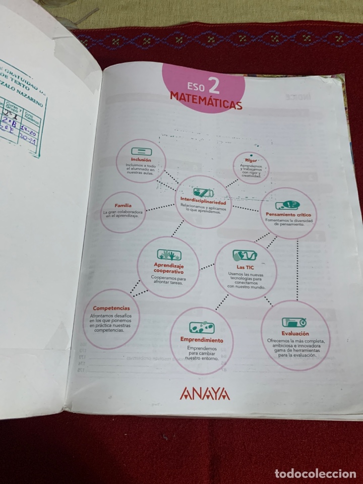 Libros de segunda mano: Matem&aacute;ticas 2&ordm; ESO. III tomos. Anaya. AA.VV. - Foto 6