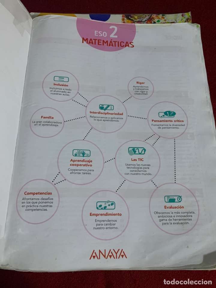 Libros de segunda mano: Matem&aacute;ticas 2&ordm; ESO. III tomos. Anaya. AA.VV. - Foto 10