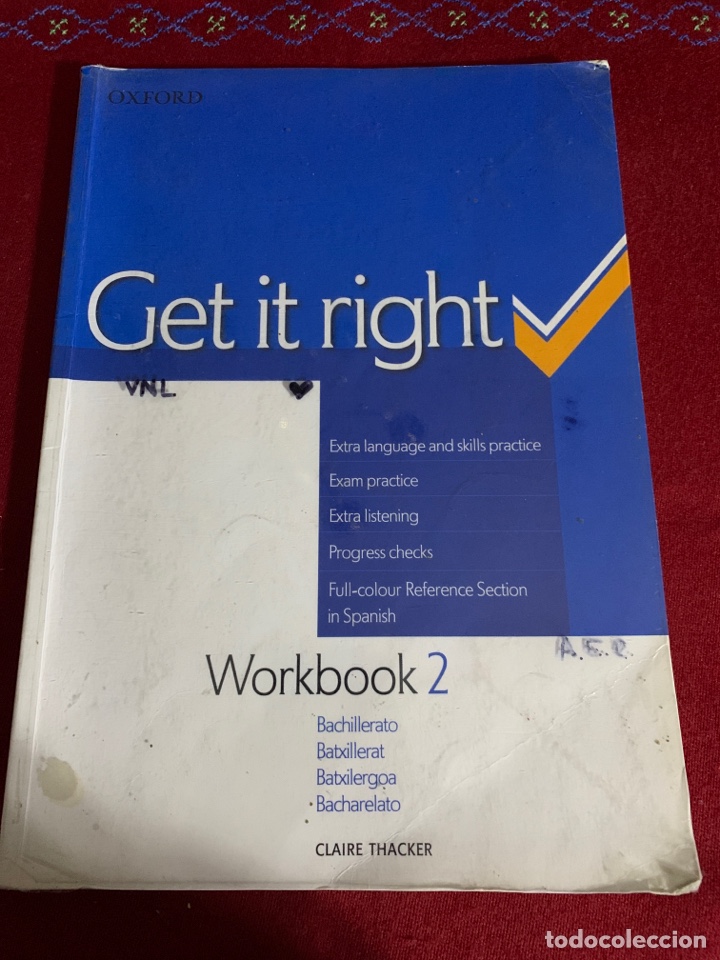Libros de segunda mano: Get it right. Workbook 2 y Student&rsquo;s Book 2. Bachillerato. - Foto 2