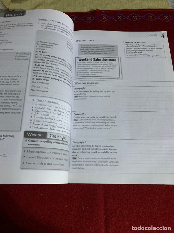 Libros de segunda mano: Get it right. Workbook 2 y Student&rsquo;s Book 2. Bachillerato. - Foto 6