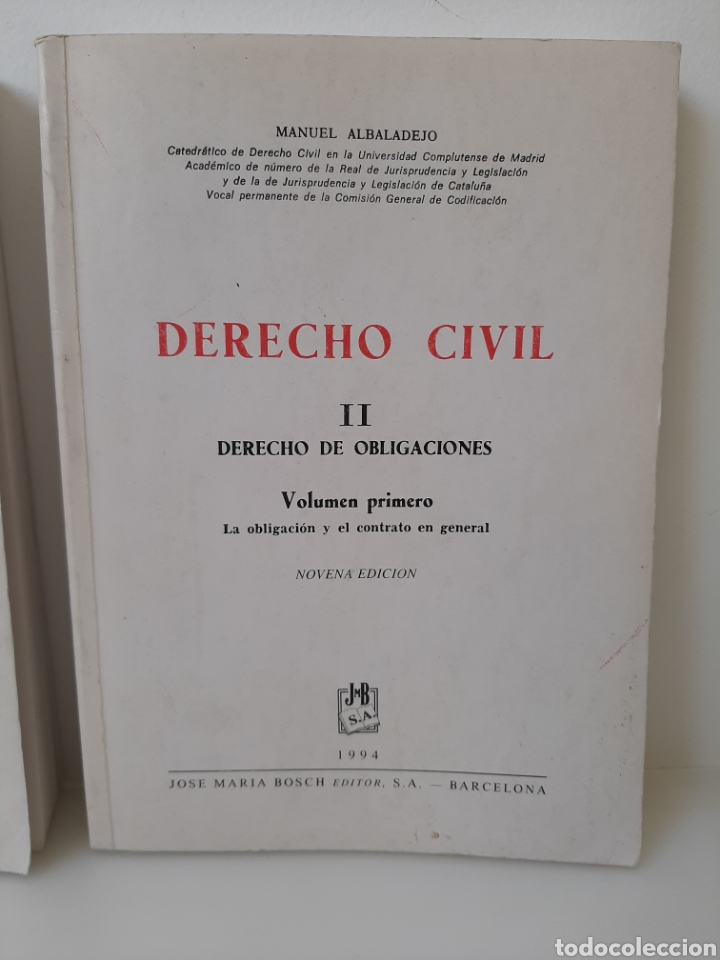 Libros de segunda mano: Derecho Civil. MANUEL ALBADALEJO - Foto 3