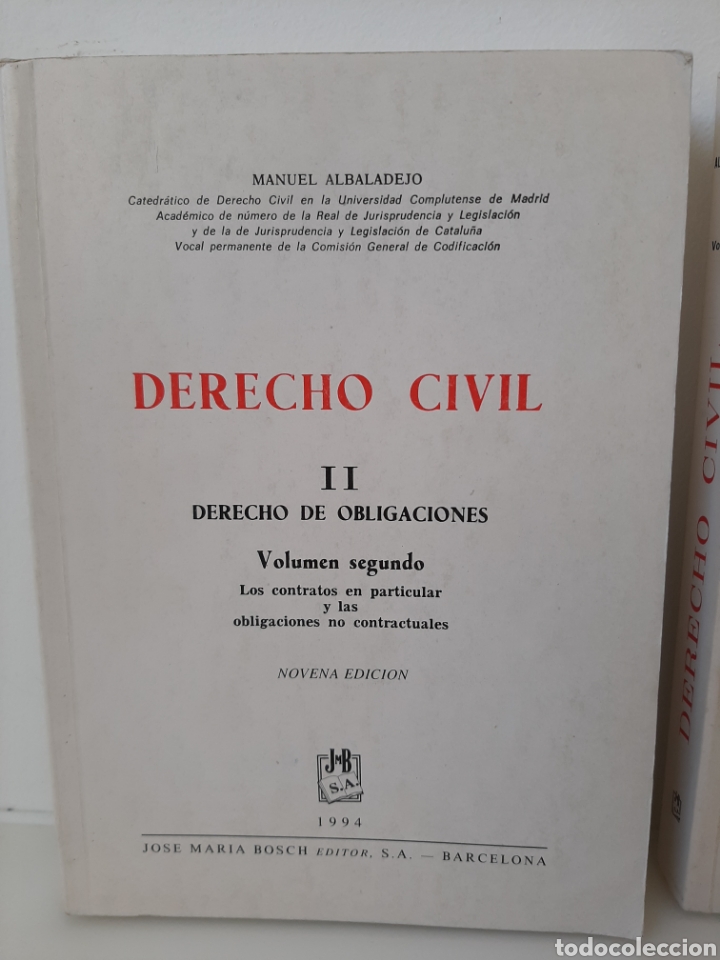 Libros de segunda mano: Derecho Civil. MANUEL ALBADALEJO - Foto 4