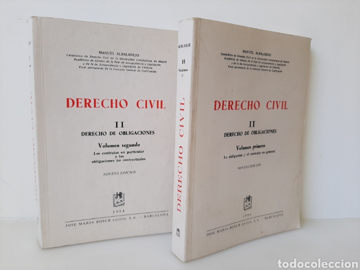Libros de segunda mano: Derecho Civil. MANUEL ALBADALEJO - Foto 1