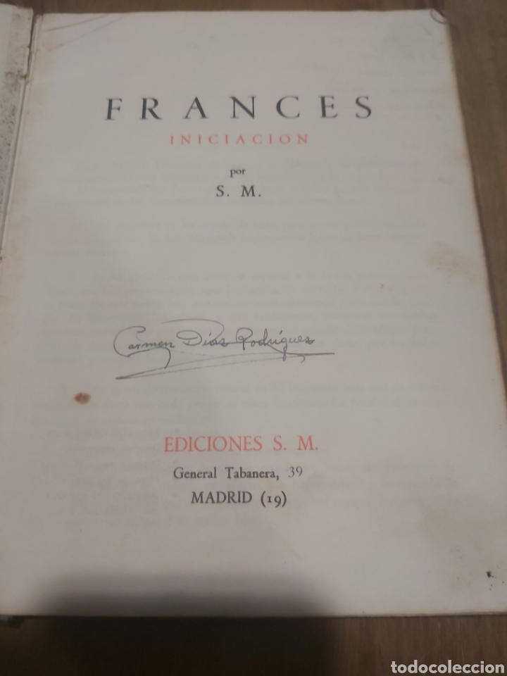 Libros de segunda mano: FRANC&Eacute;S INICIACI&Oacute;N SM - Foto 1