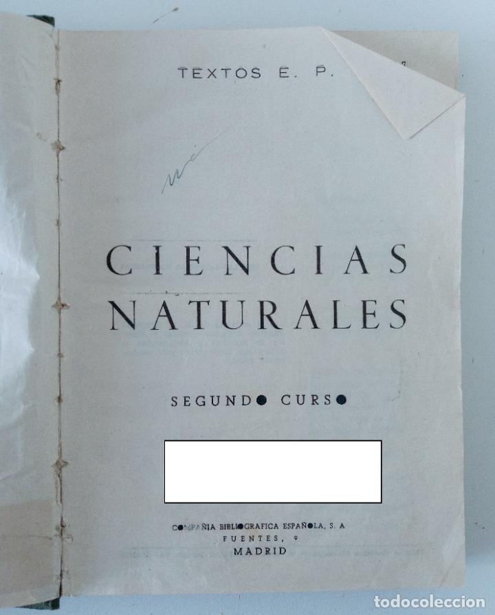 Libros de segunda mano: CIENCIAS NATURALES. SEGUNDO CURSO. TEXTOS E P. - Foto 1