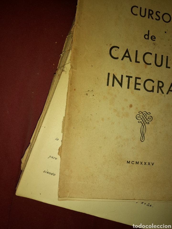 Libros de segunda mano: CURSO DE CALCULO INTEGRAL B.V. 1935 UNICO? - Foto 5
