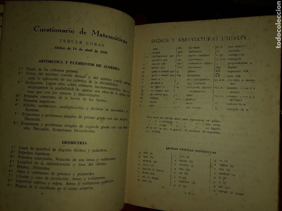 Libros de segunda mano: MATEMATICAS TERCER CURSO EDELVIVES 1946 - Foto 13
