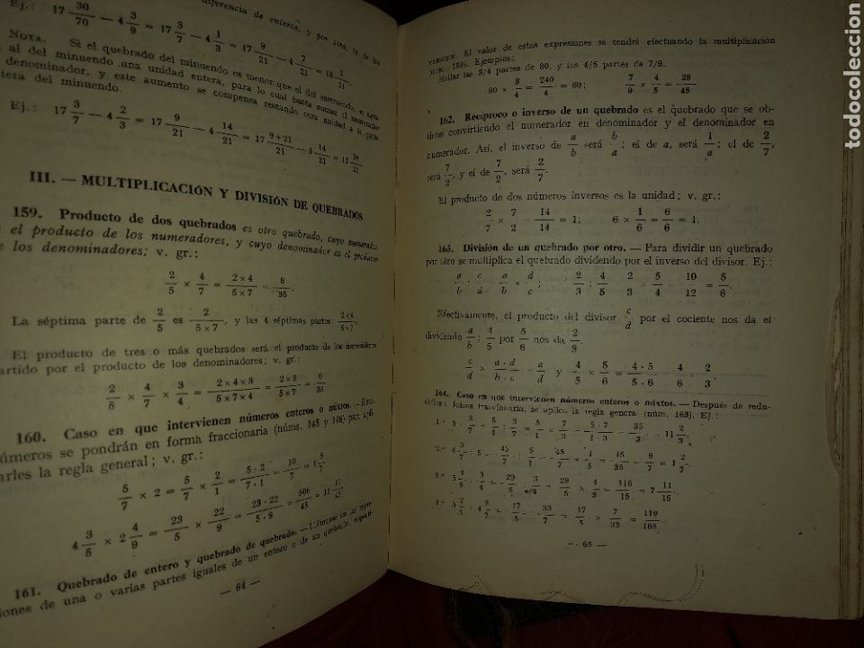 Libros de segunda mano: MATEMATICAS TERCER CURSO EDELVIVES 1946 - Foto 23