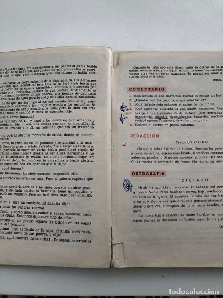 Libros de segunda mano: Libro de lengua. Primero de bachillerato. 1967 - Foto 5