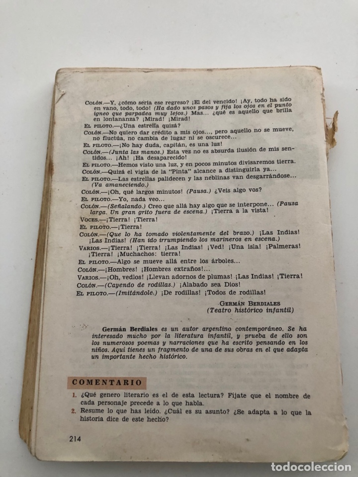 Libros de segunda mano: Libro de lengua. Primero de bachillerato. 1967 - Foto 6