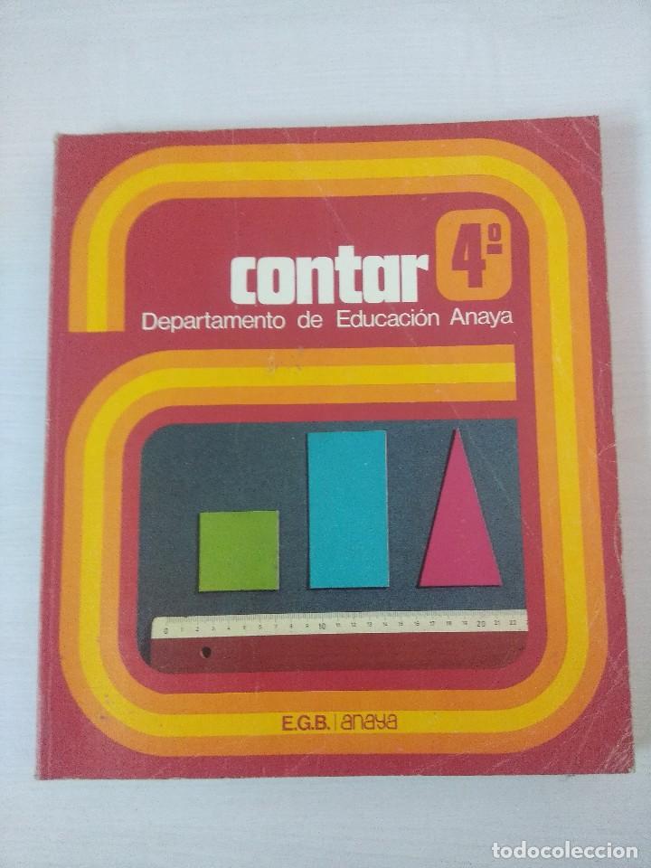 Libros de segunda mano: CONTAR 4/ANAYA EGB. - Foto 1