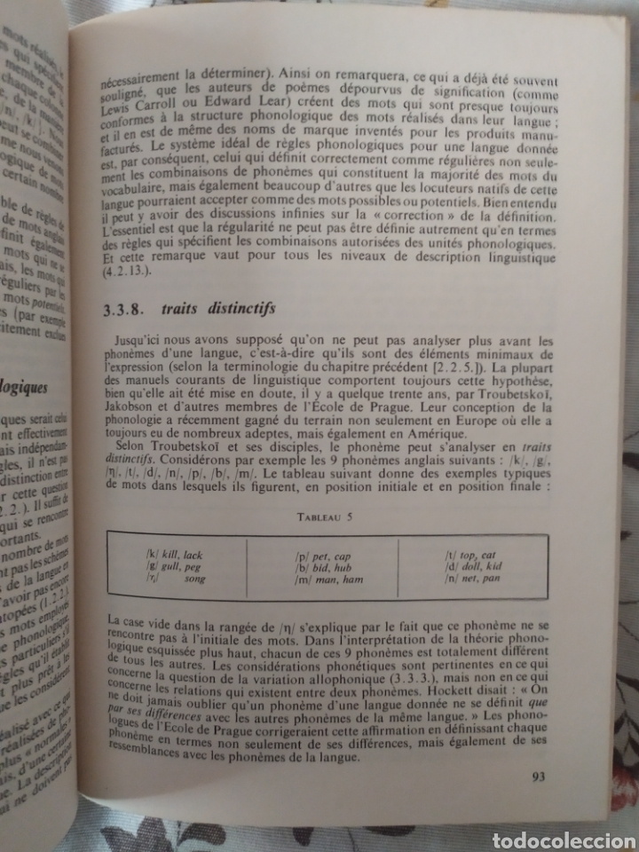 Libros de segunda mano: John Lyons. Linguistique generale - Foto 2