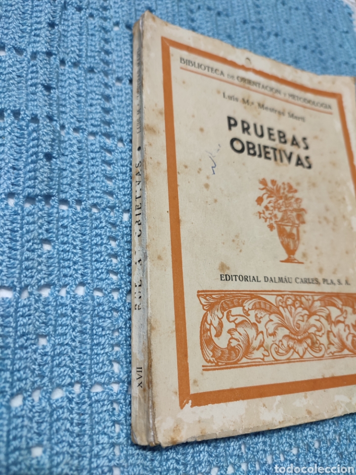 Libros de segunda mano: Pruebas objetivas Luis Mar&iacute;a Mestras Mart&iacute; 1965 - Foto 2