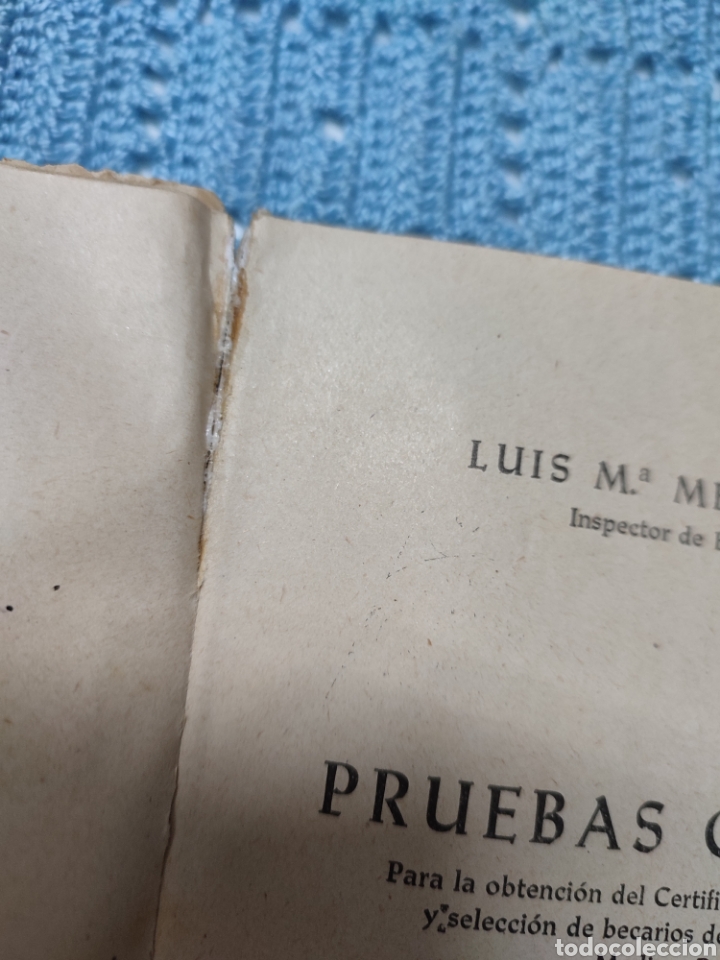 Libros de segunda mano: Pruebas objetivas Luis Mar&iacute;a Mestras Mart&iacute; 1965 - Foto 5