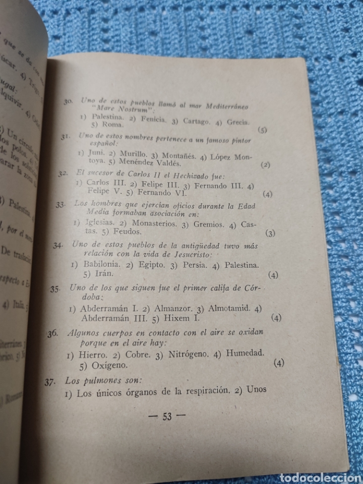Libros de segunda mano: Pruebas objetivas Luis Mar&iacute;a Mestras Mart&iacute; 1965 - Foto 10