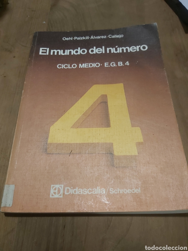 Libros de segunda mano: 4 EGB EL MUNDO DEL N&Uacute;MERO CICLO MEDIO DIDASCALIA Bueno ESTADO VER MIS LOTES