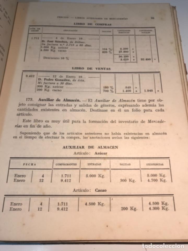 Libros de segunda mano: Tenedur&iacute;a. Segundo grado comercio. Libro escolar. 1951 - Foto 3