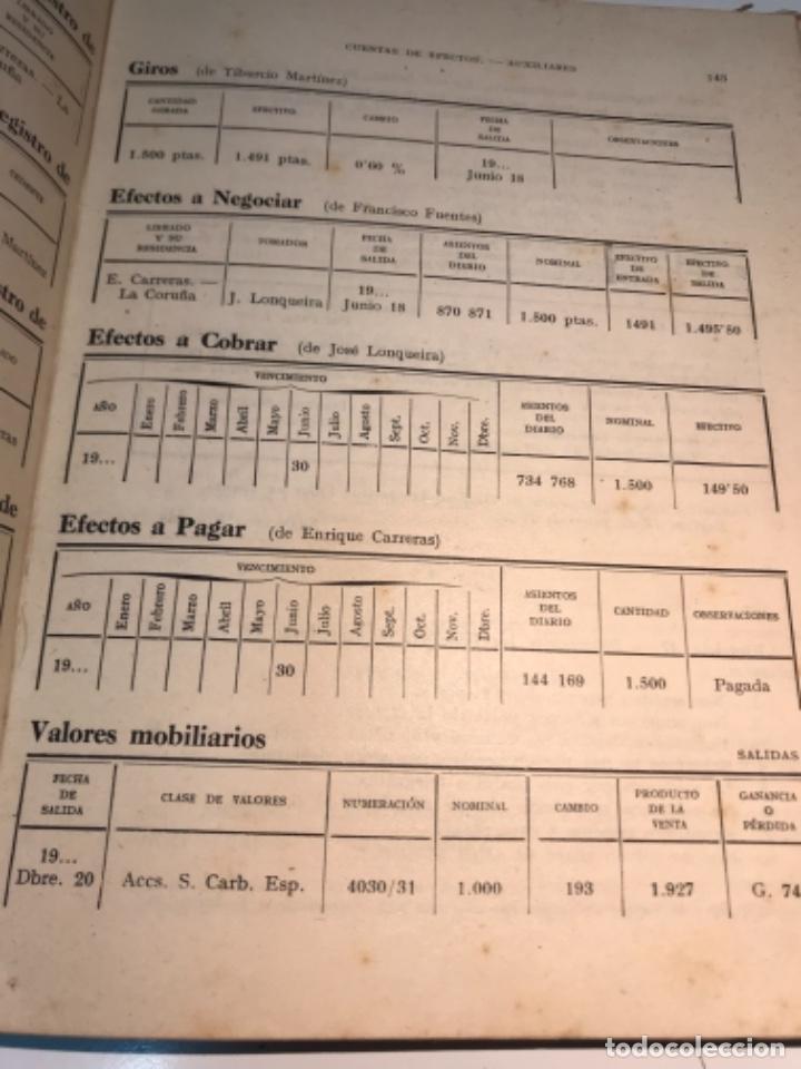 Libros de segunda mano: Tenedur&iacute;a. Segundo grado comercio. Libro escolar. 1951 - Foto 4