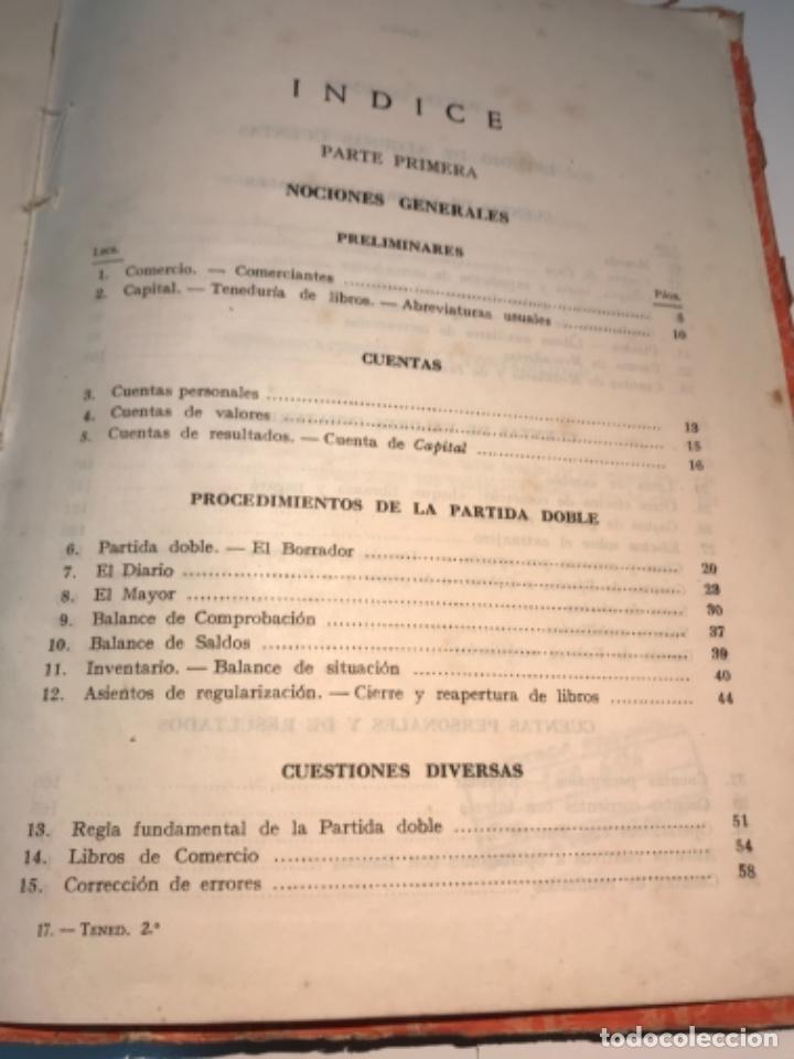 Libros de segunda mano: Tenedur&iacute;a. Segundo grado comercio. Libro escolar. 1951 - Foto 5