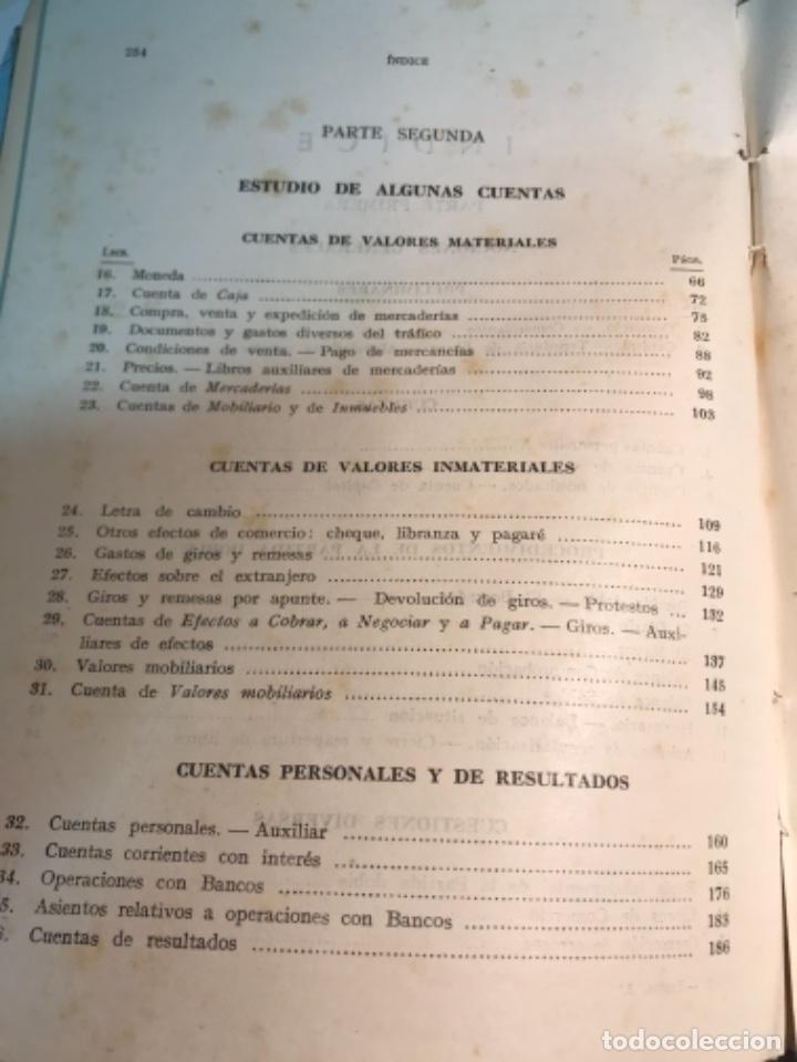 Libros de segunda mano: Tenedur&iacute;a. Segundo grado comercio. Libro escolar. 1951 - Foto 6