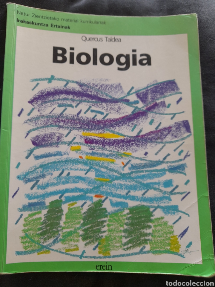 Libros de segunda mano: Biologia. Quercus Taldea. Euskera - Foto 1