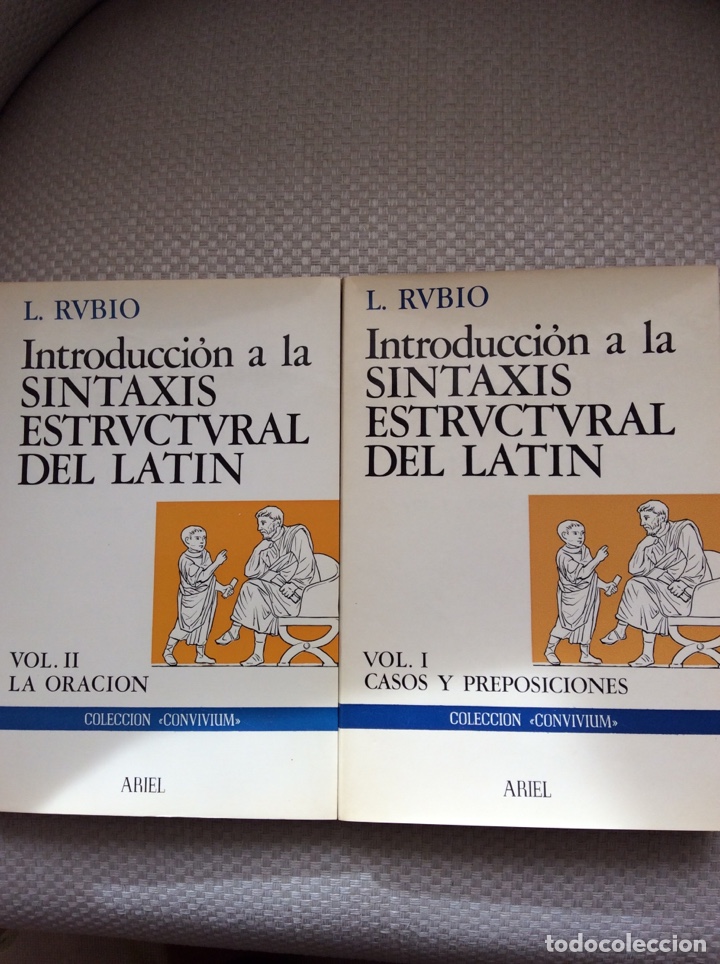 Libros de segunda mano: INTRODUCCION A LA SINTAXIS ESTRUCTURAL DEL LATIN. L. RUBIO. 2 VOLS. - Foto 1