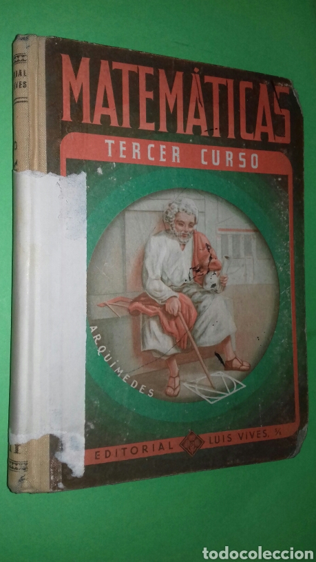 Libros de segunda mano: MATEMATICA. TERCER CURSO. ED LUIS VIVES, 1950. - Foto 1