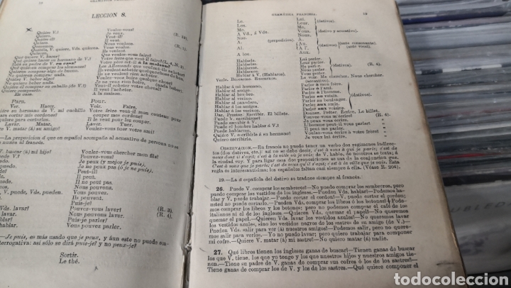 Libros de segunda mano: Gram&aacute;tica de la lengua francesa - Foto 6