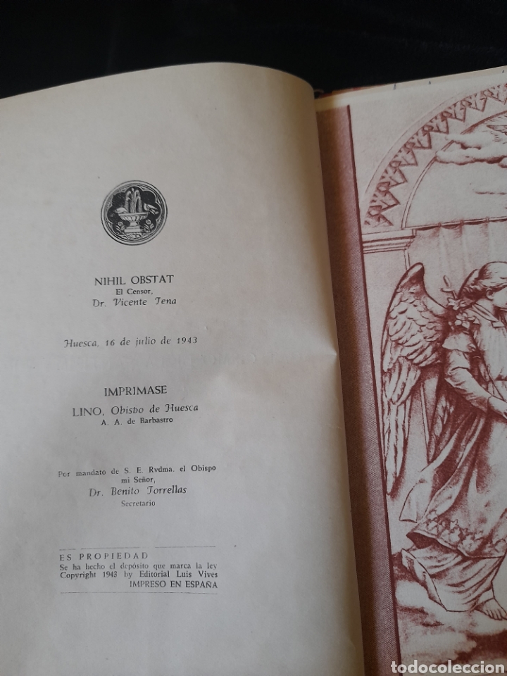 Libros de segunda mano: Catecismo de la Sant&iacute;sima Virgen de 1943, Editorial Luis Vives - Foto 3