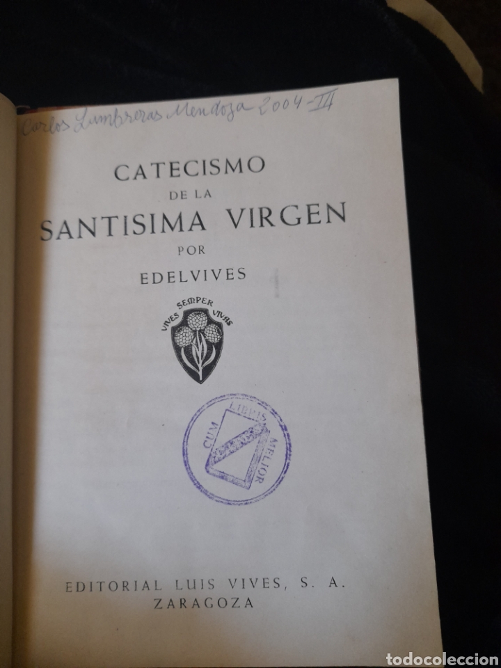 Libros de segunda mano: Catecismo de la Sant&iacute;sima Virgen de 1943, Editorial Luis Vives - Foto 5