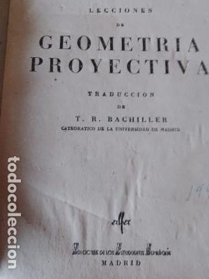 Libros de segunda mano: Lecciones de Geometria proyectiva - Foto 3