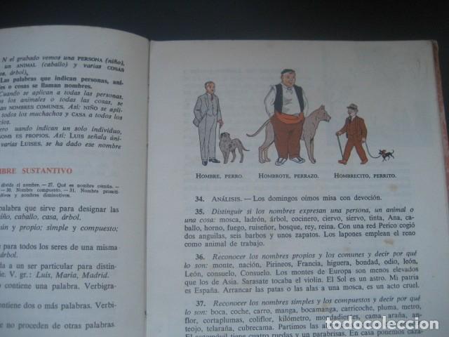 Libros de segunda mano: LIBRO ESCOLAR. GRAMATICA PRIMER GRADO. LUIS VIVES 1952 - Foto 6