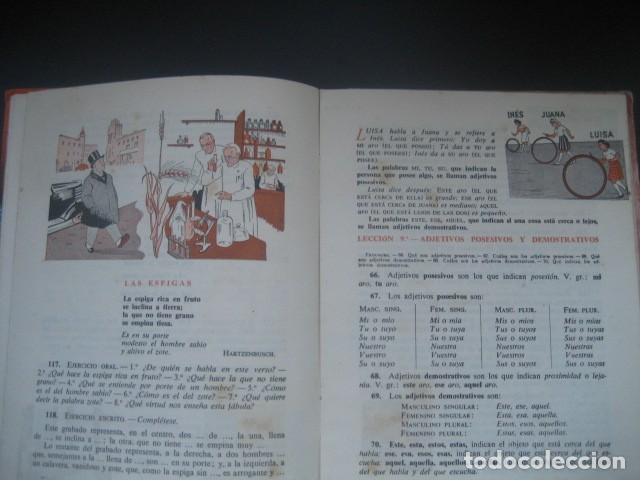 Libros de segunda mano: LIBRO ESCOLAR. GRAMATICA PRIMER GRADO. LUIS VIVES 1952 - Foto 8