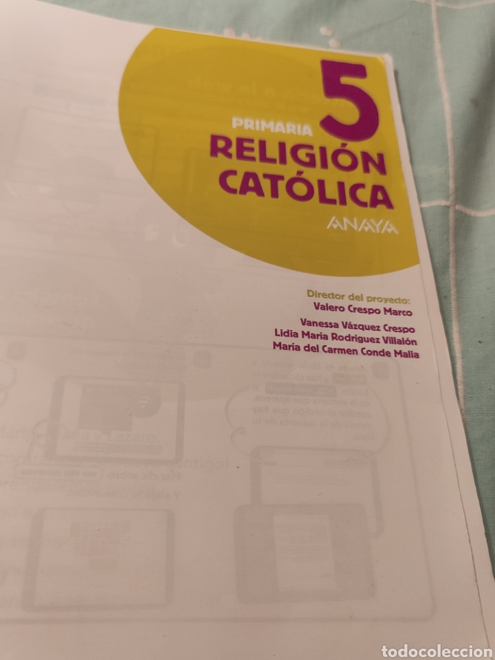 Libros de segunda mano: LIBRO DE RELIGI&Oacute;N 5&deg; DE PRIMARIA &rdquo;AMISTAD&rdquo;. ANAYA - Foto 3