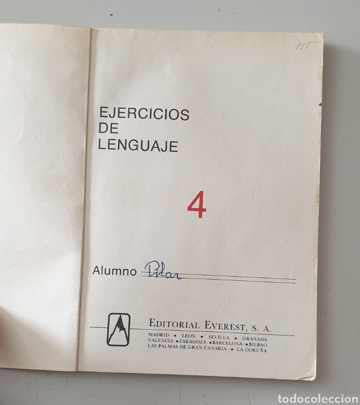 Libros de segunda mano: LIBRO EJERCICIOS DE LENGUAJE 4&deg; EGB (Editorial Everest, 1983) - Foto 4