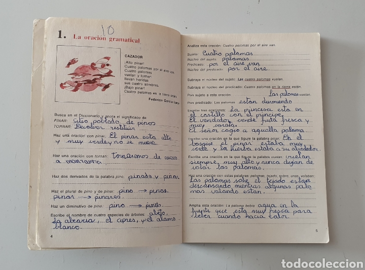 Libros de segunda mano: LIBRO EJERCICIOS DE LENGUAJE 4&deg; EGB (Editorial Everest, 1983) - Foto 7