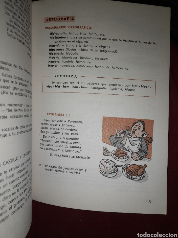 Libros de segunda mano: LIBRO TEXTO ESPA&Ntilde;OL 1&deg; EDICIONES SM 1969 CON PROGRAMA DE PLAN 1967 ABILIO FRAILE RUIZ DE OJEDA - Foto 8
