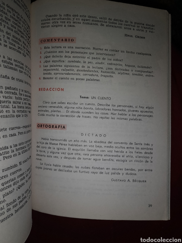 Libros de segunda mano: LIBRO TEXTO ESPA&Ntilde;OL 1&deg; EDICIONES SM 1969 CON PROGRAMA DE PLAN 1967 ABILIO FRAILE RUIZ DE OJEDA - Foto 13