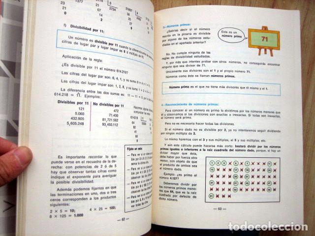 Libros de segunda mano: Nueva matem&aacute;tica. 6 y 7 EGB. 6&ordm; y 7&ordm; E.G.B. Alvarez. Editorial Mi&ntilde;on. 2 tomos - Foto 5