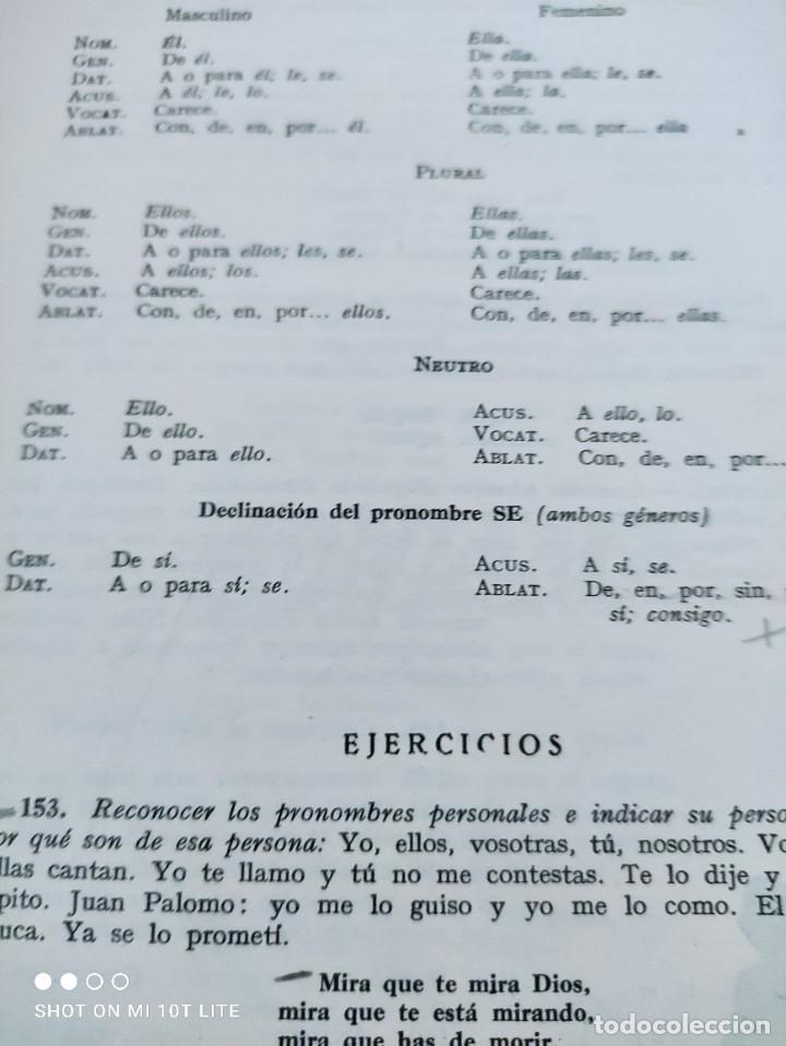 Libros de segunda mano: LIBRO DE TEXTO - GRAMATICA 2&ordm; GRADO - A&Ntilde;O 1949 - EDITORIAL LUIS VIVES. - Foto 8