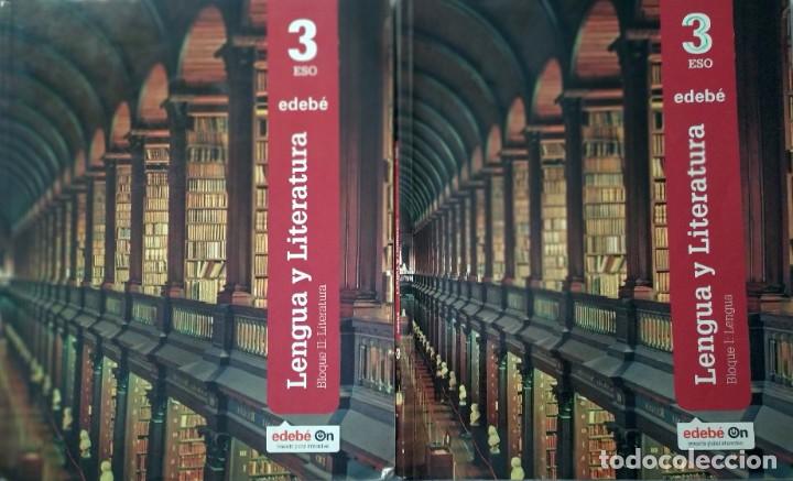 Libros de segunda mano: Libros texto Lengua y literatura 3&ordm; eso edebe - Foto 1