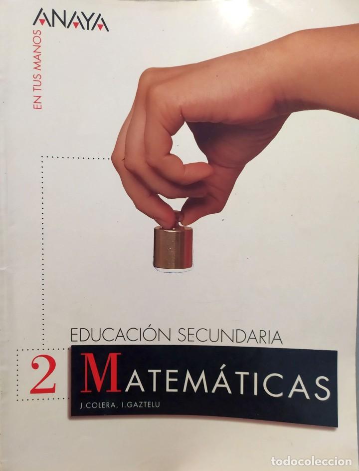 Libros de segunda mano: Libros texto matematicas de anaya 2&ordm; eso secundaria - Foto 1