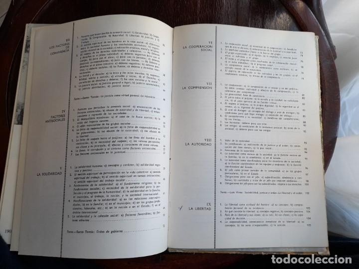 Libros de segunda mano: Convivencia humana Eugenio frutos Doncel 1966 - Foto 6