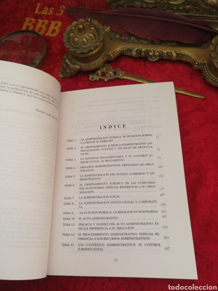 Libros de segunda mano: TEMAS DE DERECHO ADMINISTRATIVO, JOAQU&Iacute;N HUEL&Iacute;N, - Foto 3