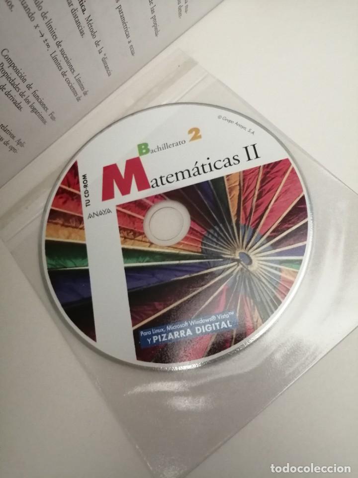 Libros de segunda mano: MATEM&Aacute;TICAS, 2 BACHILLERATO (INCLUYE CD-ROM) - Foto 3